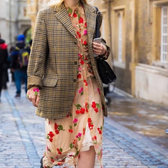 Vintage Pierre Balmain | Oversized Glenn Plaid Blazer - Picture 11 of 15